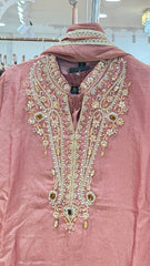 mehreen pink - 3 pc suit set