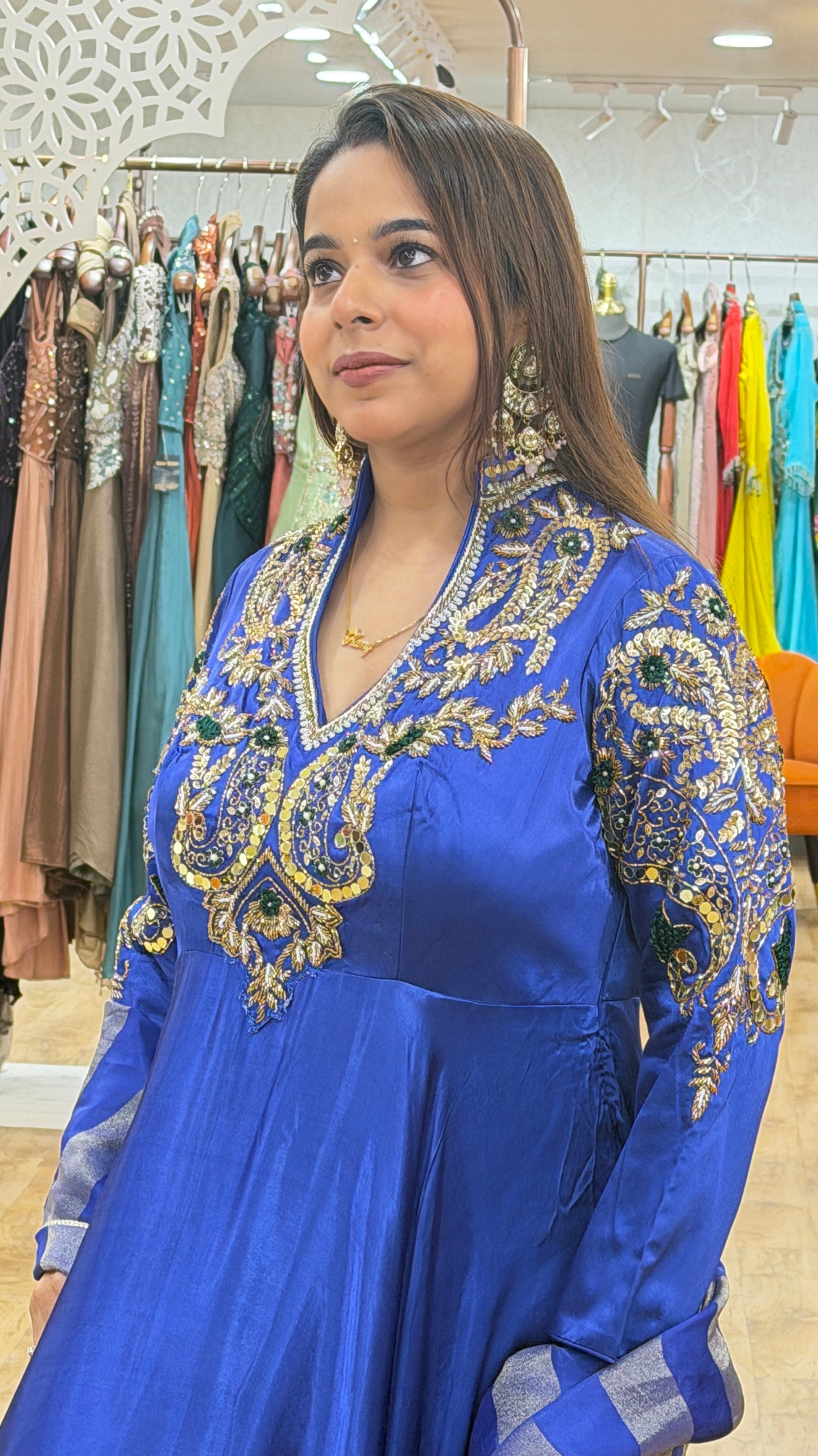 naraini - 3 pc anarkali suit set