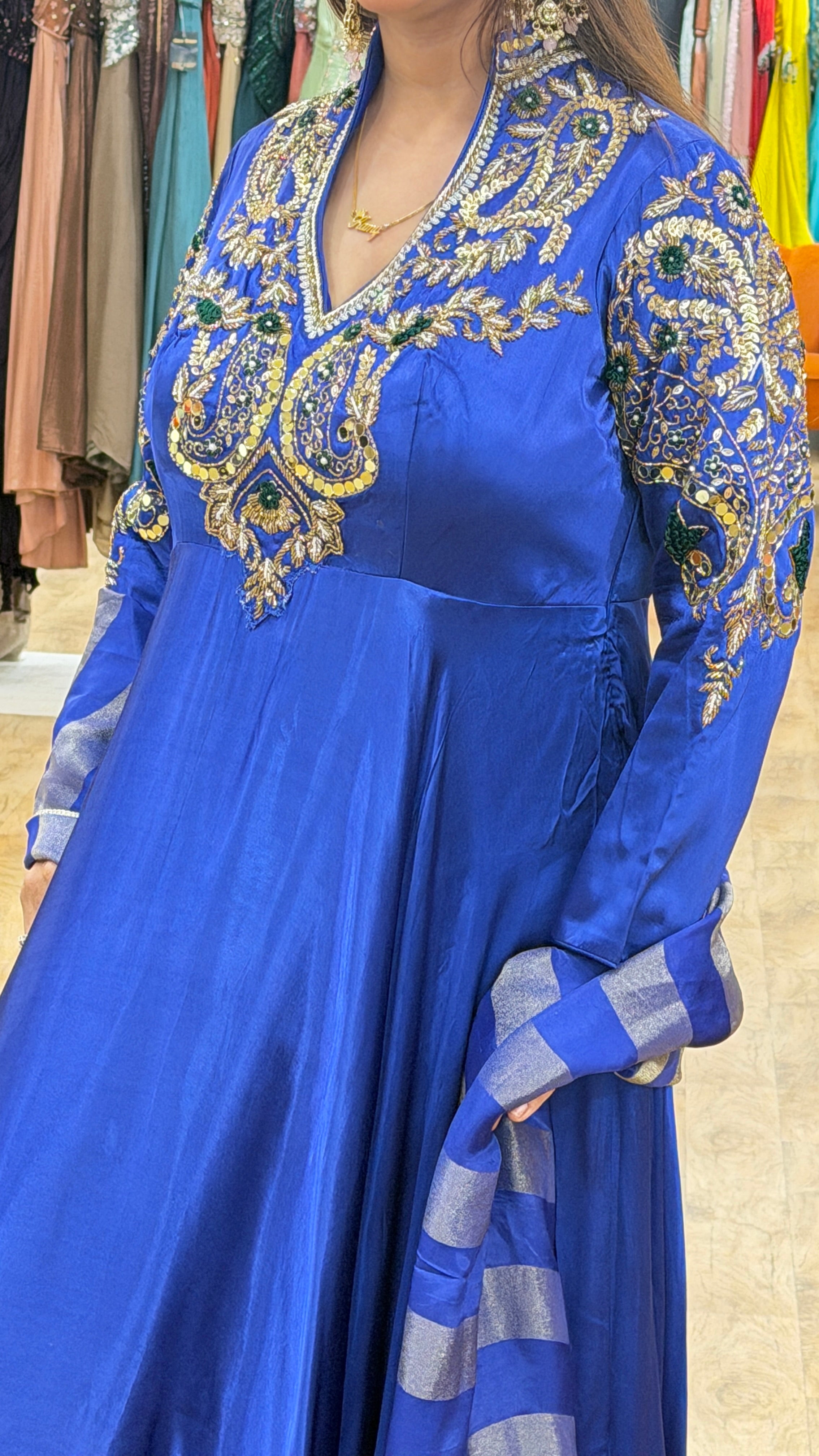 naraini - 3 pc anarkali suit set