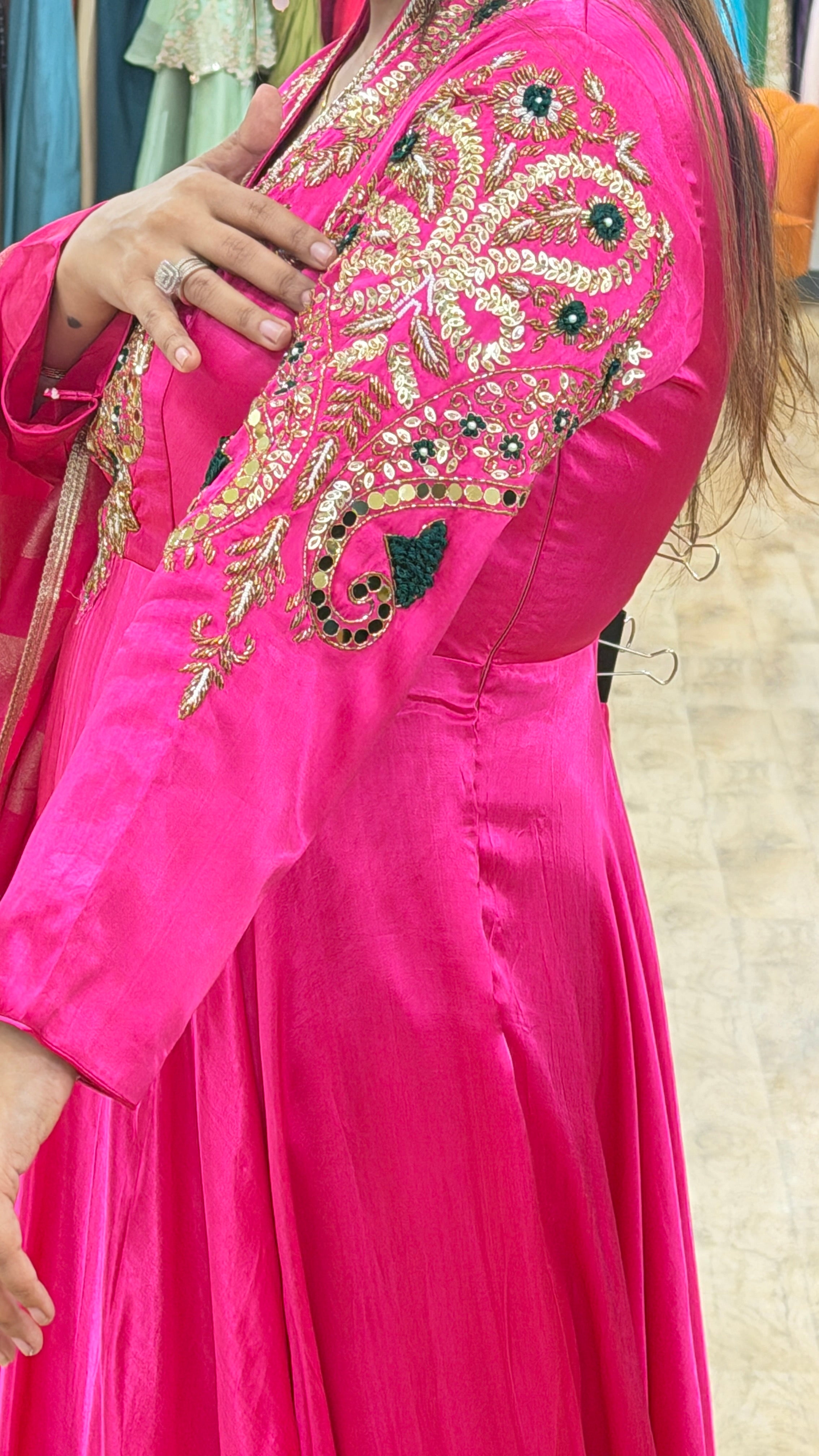 nishika- anarkali suit set