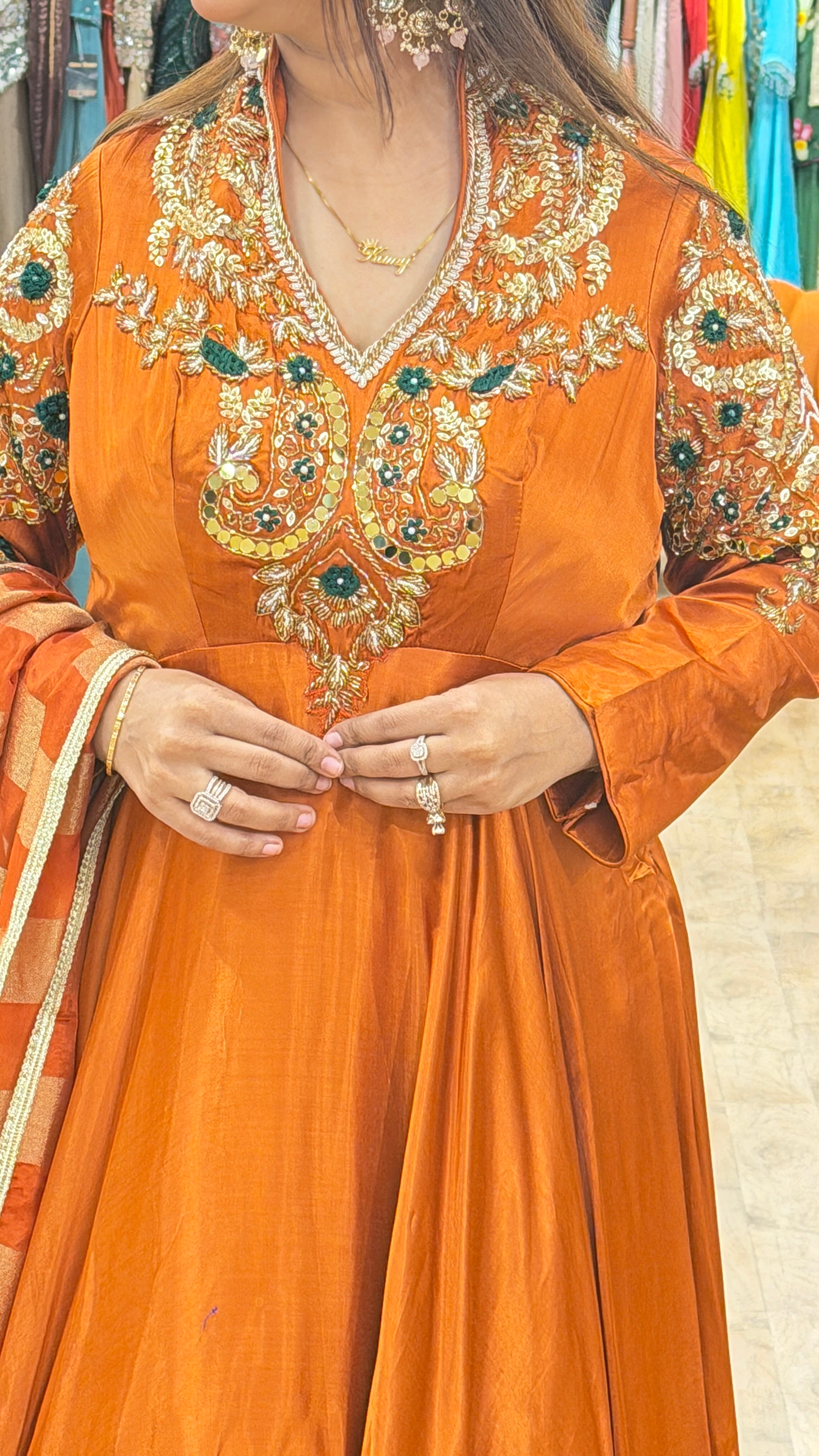 shivali - anarkali suit set