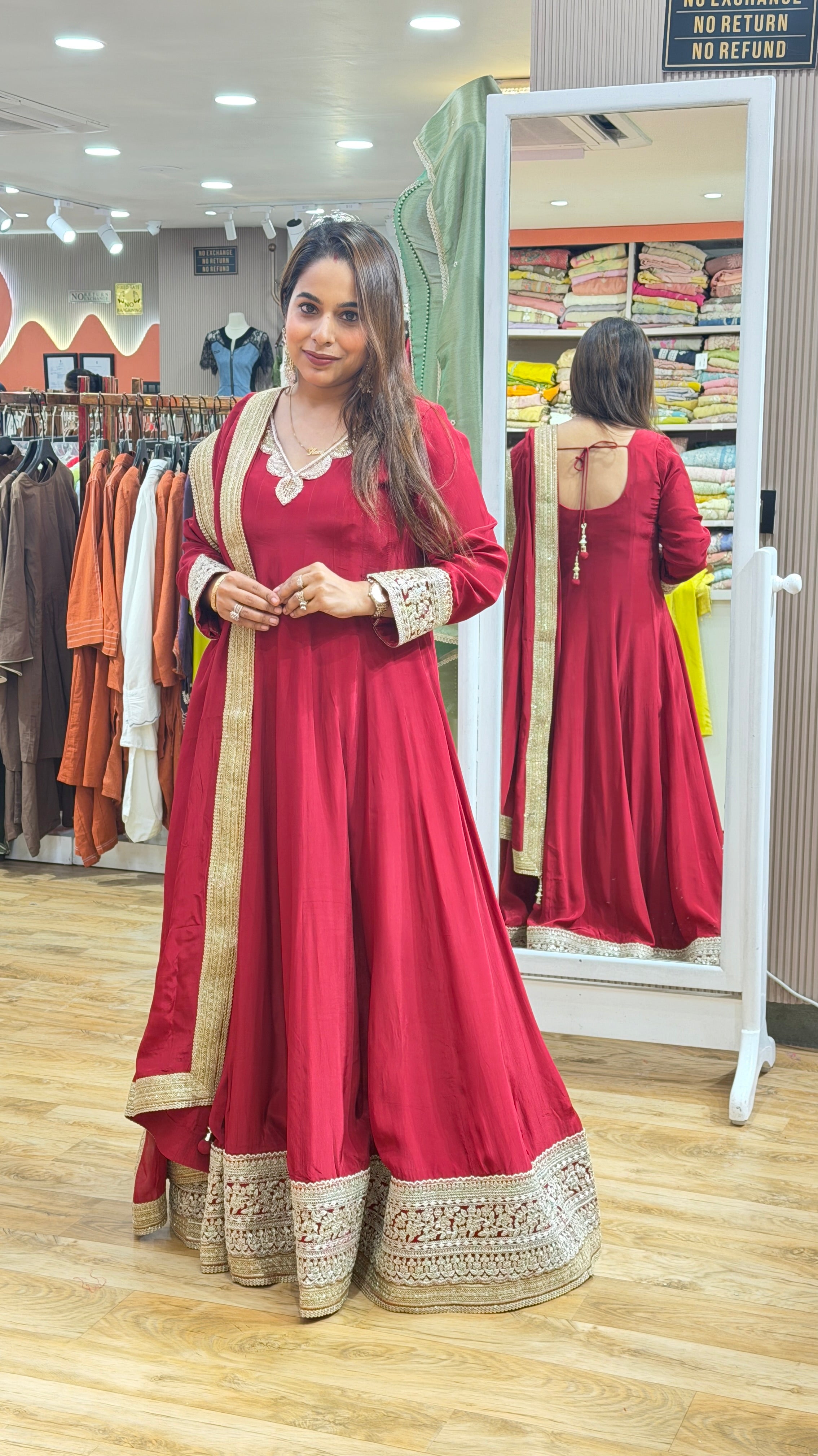anamika - anarkali suit set